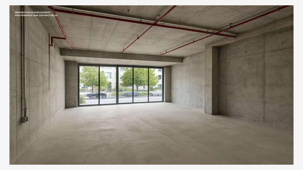 Local neuf 85m² emp premium à louer Viviers-du-Lac