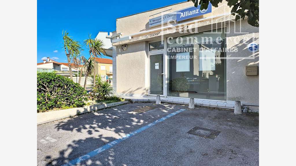 Local commercial 41m² à louer à Canet Plage 