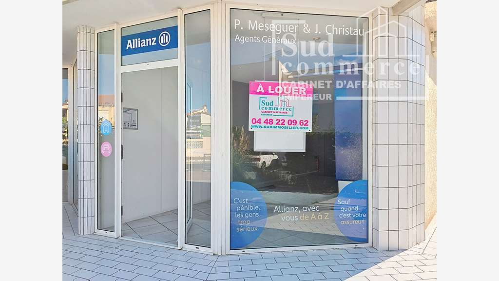 Local commercial 41m² à louer à Canet Plage 