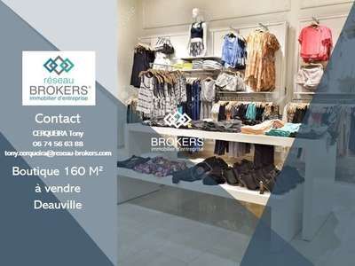 A louer local commercial 160m² centre de Deauville