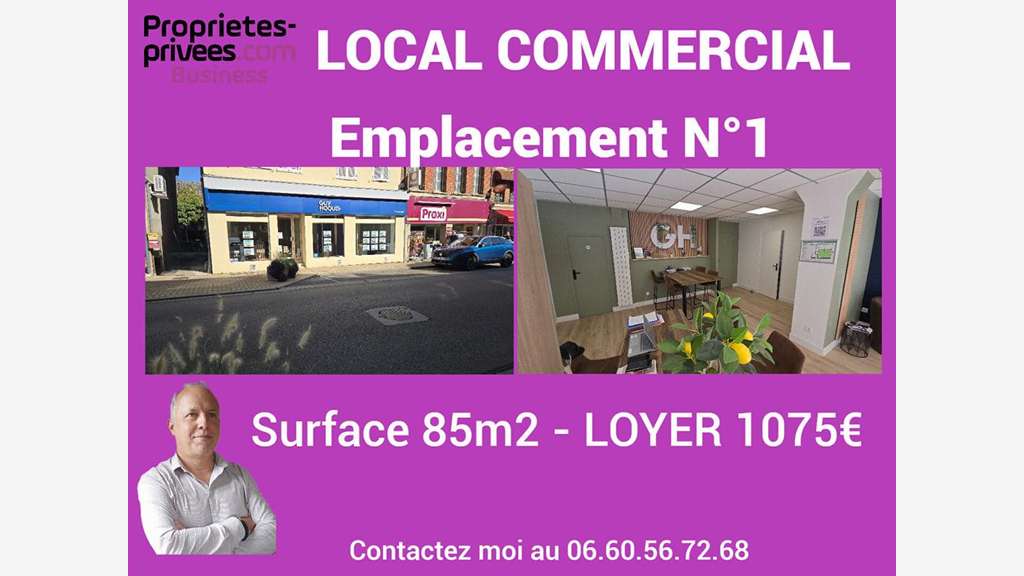 A louer beau local 85m² Châteauneuf-en-Thymerais