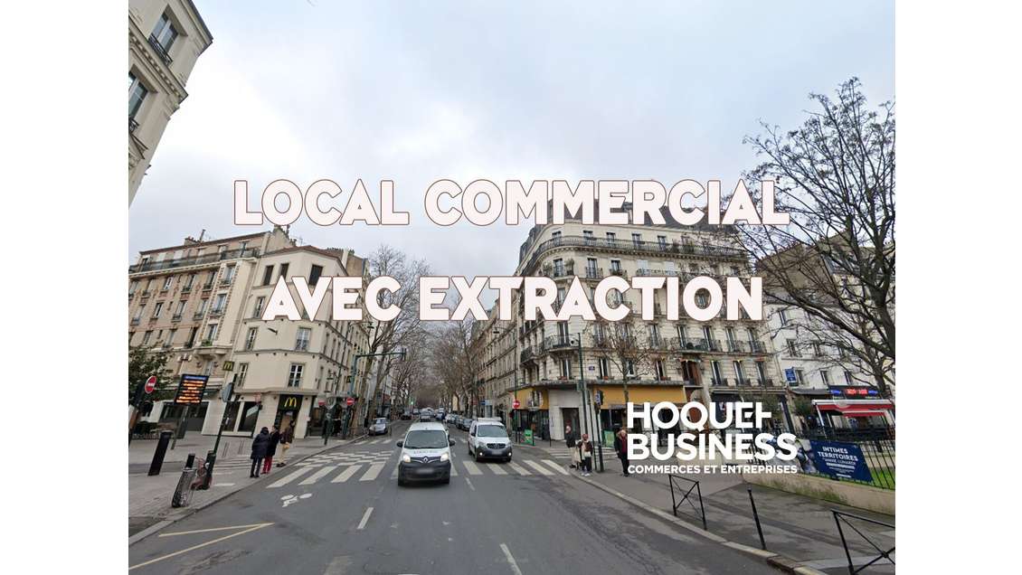 A louer local commercial 127m² à Clichy
