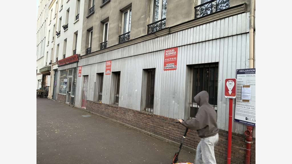 A louer local avec extraction possible 90m² Clichy