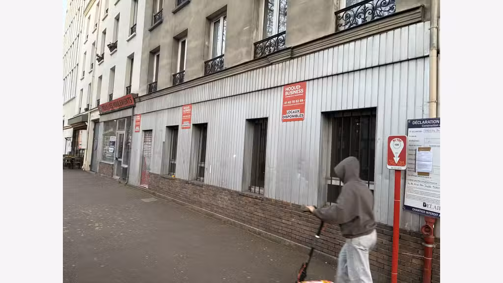 A louer local avec extraction possible 90m² Clichy