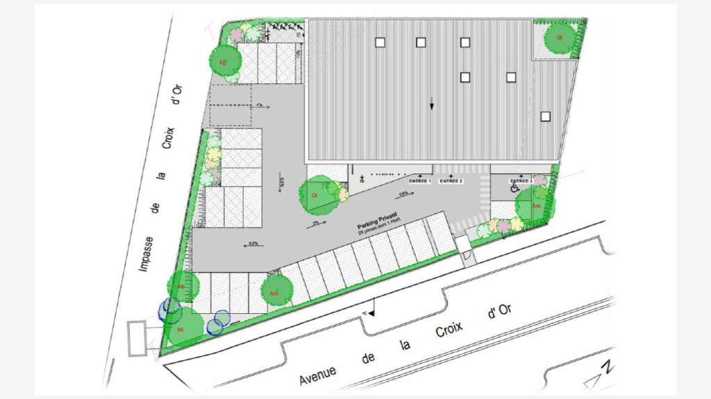 A louer local commercial de 141m² à Bouc Bel Air