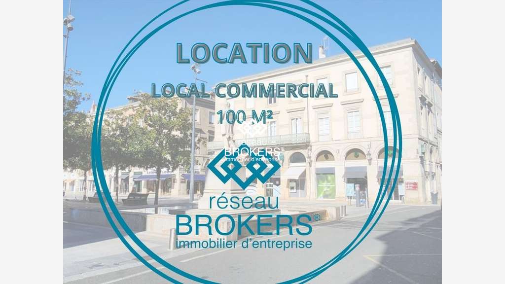 A louer local 100m² empl premium à Castres