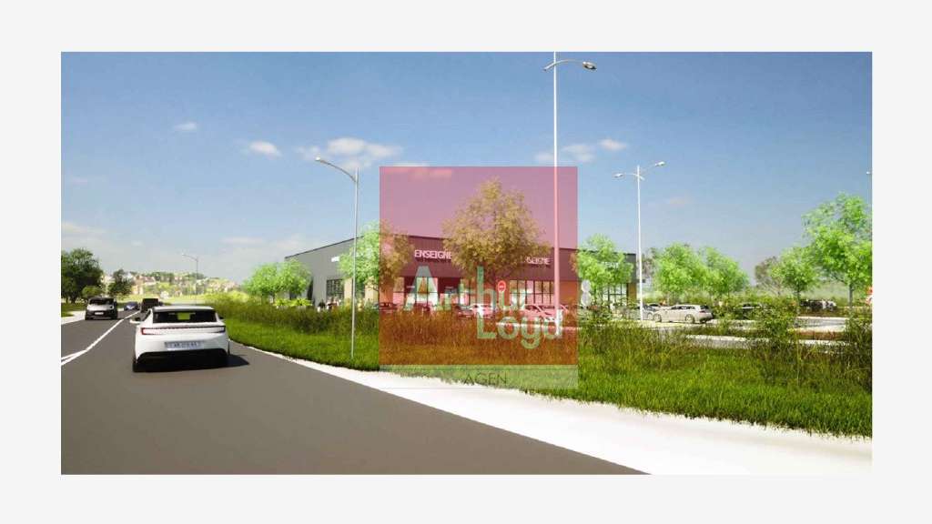 A louer local commercial 292m² à Estillac ZAE
