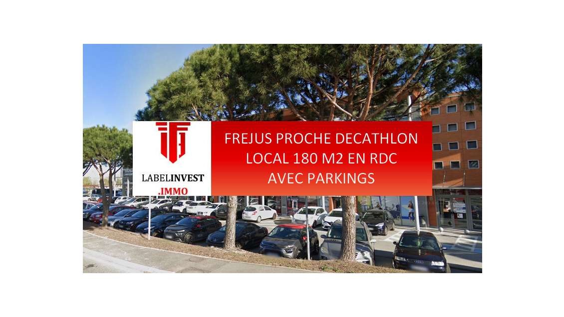A louer local 180m² bonne visibilité à Fréjus