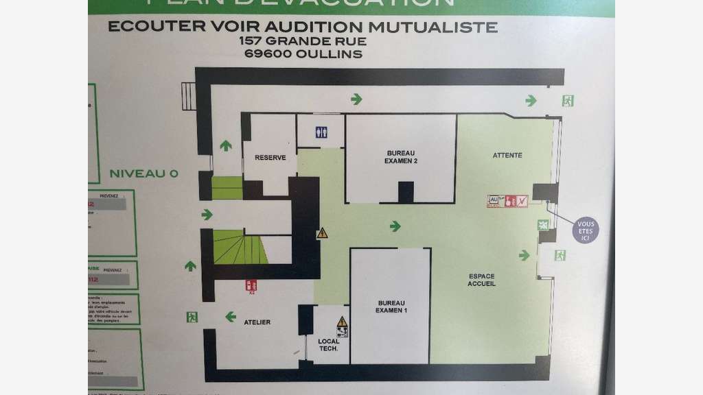 A louer local commercial 120m² Oullins Grande Rue
