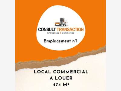 A louer local commercial 474m² à La Baule centre