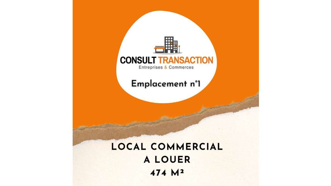 A louer local commercial 474m² à La Baule centre