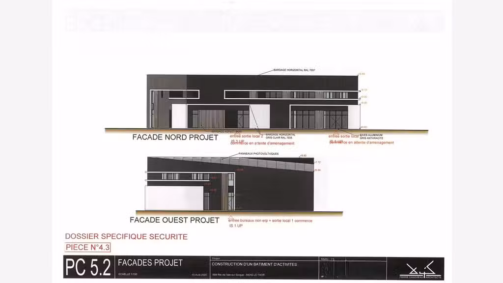 A louer programme commercial neuf 426m² au Thor