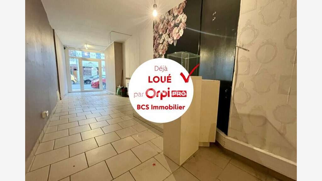 A louer local commercial 37m² à Lille Lomme