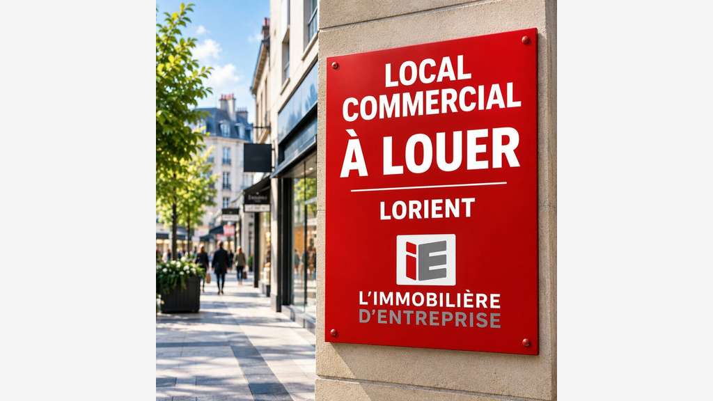 Local commercial 32m² à louer axe passant Lorient
