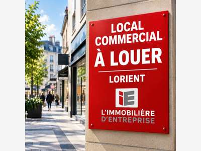 Local commercial 32m² à louer axe passant Lorient