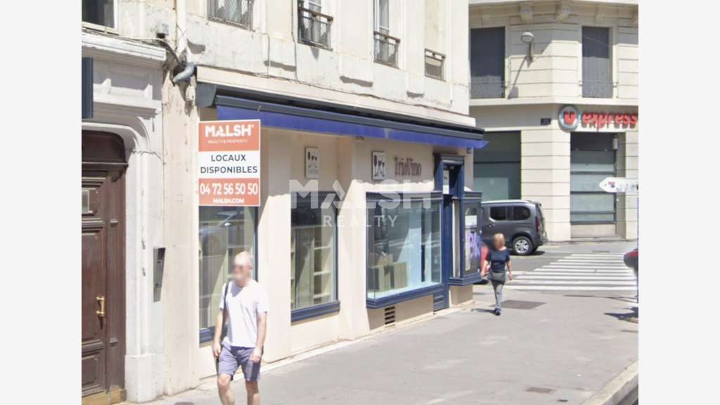 Local commercial 35m² Lyon 2e République