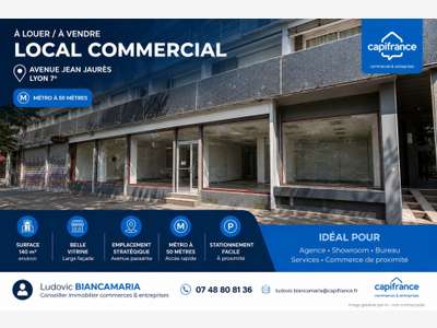Local très lumineux 140m² à louer Lyon 7e Gerland