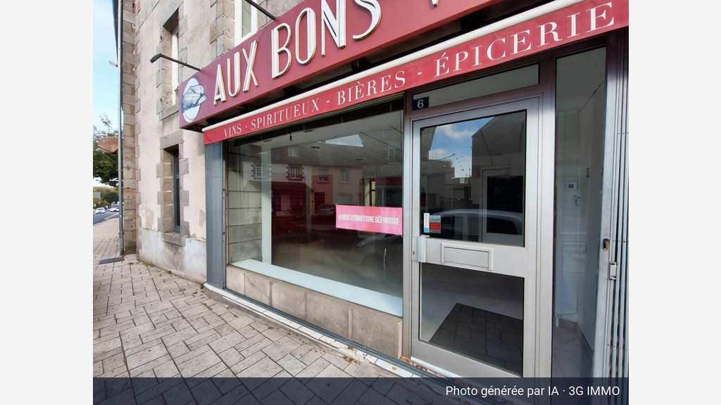 A louer local commercial 74m² à Merdrignac centre 