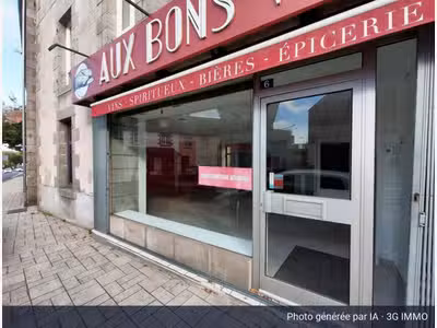 A louer local commercial 74m² à Merdrignac centre 
