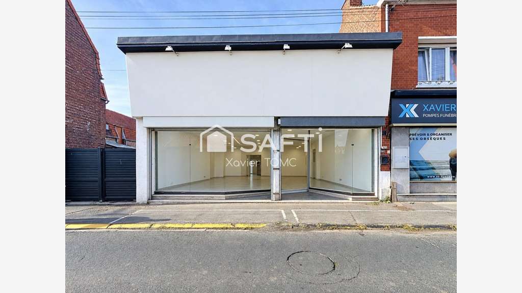 A louer local commercial 127m² à Ostricourt