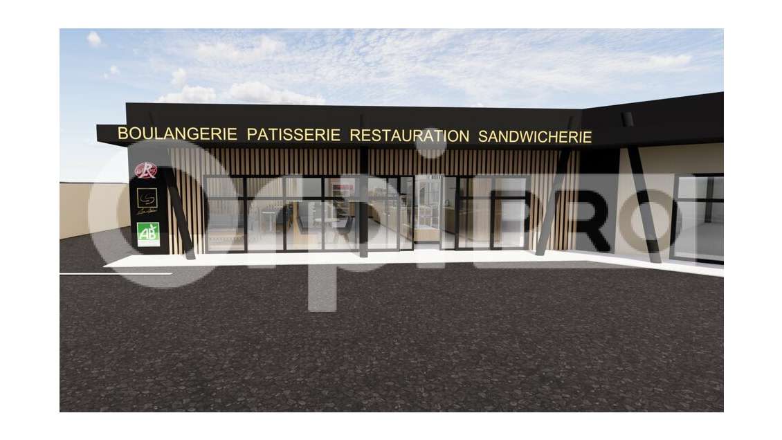 A louer local commercial neuf 214m² à Panazol