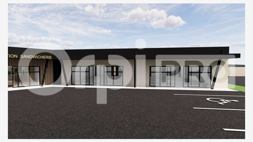 A louer local commercial neuf 214m² à Panazol
