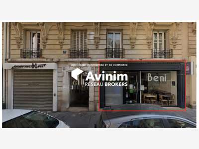 A louer local commercial rue Chabrières Paris 15e