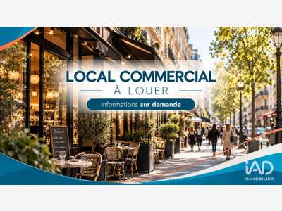 A louer local commercial 100m² à Paris 18e Mairie 
