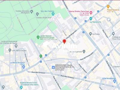 A louer local commercial Rue de Bagnolet Paris 20e
