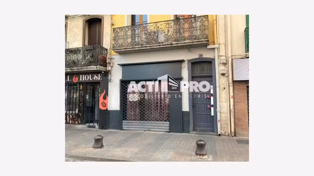 A louer murs commerciaux 39m² rue Foch à Perpignan