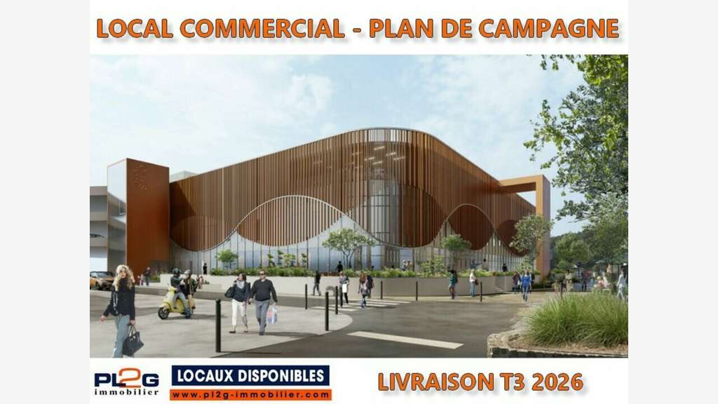 A louer local neuf 531m²aux Pennes-Mirabeau