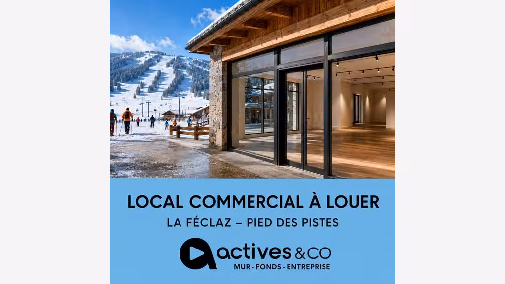 A LOUER LOCAL COMMERCIAL 83M2 LA FECLAZ