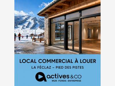 A LOUER LOCAL COMMERCIAL 83M2 LA FECLAZ