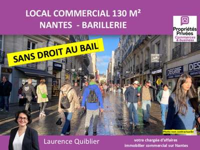 Local commercial 130m² à louer à Nantes Decré