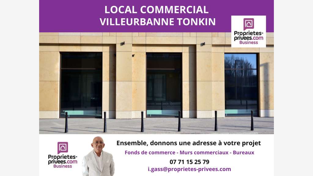 A louer local commercial 42m² Villeurbanne Tonkin