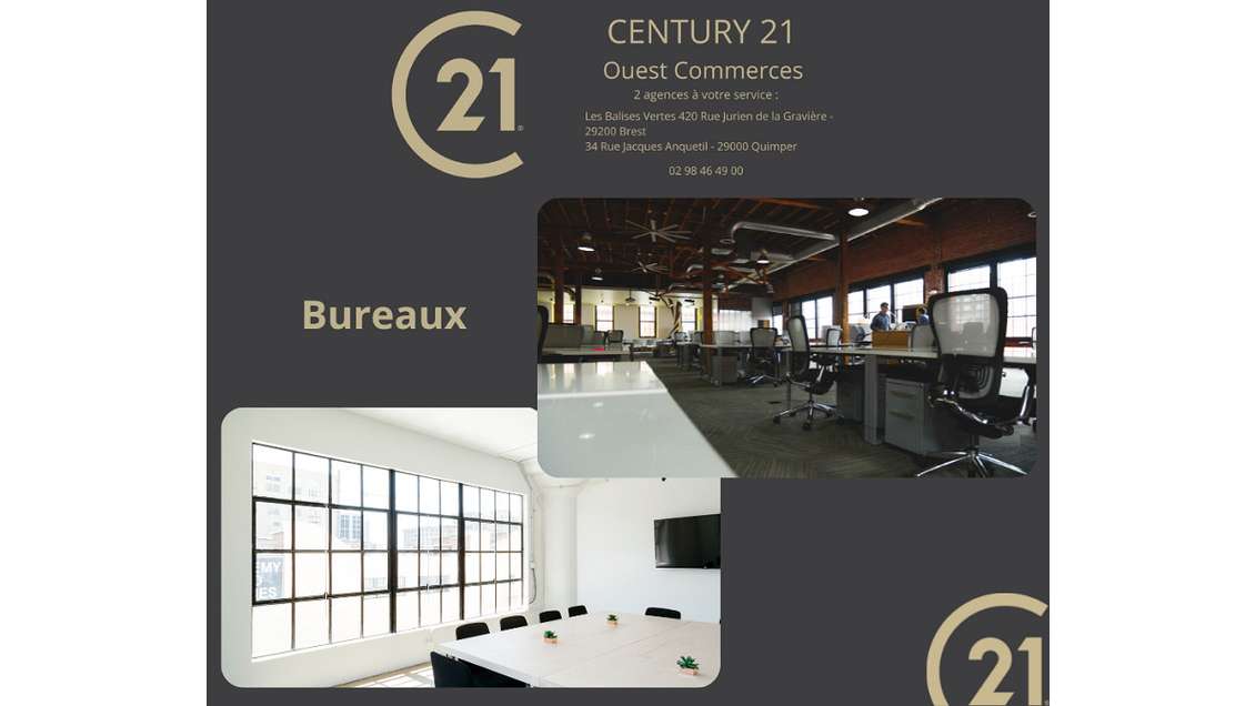 A louer local commercial 27m² à Quimper