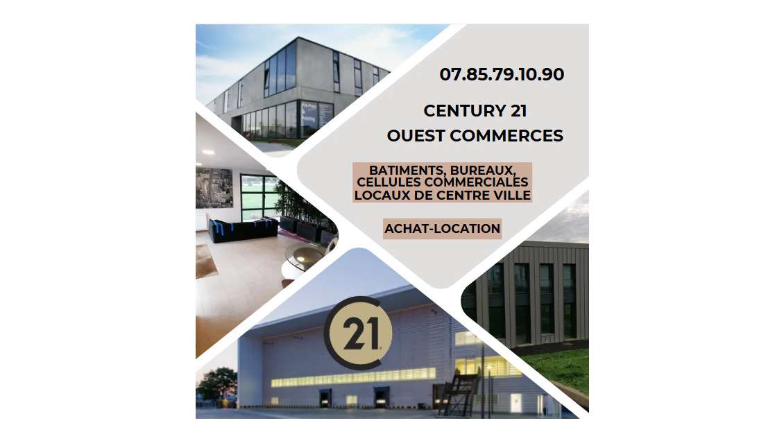 A louer local 95m² sur axe passant de Concarneau