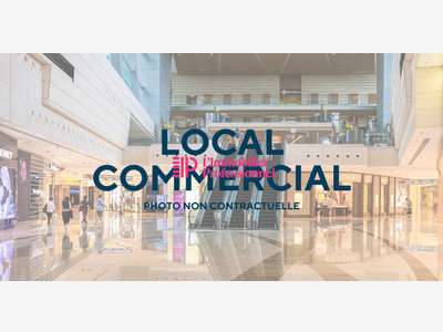 A louer local commercial 143m² à Quimper centre