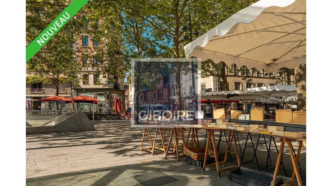 A louer local commercial 55m² à Rennes centre