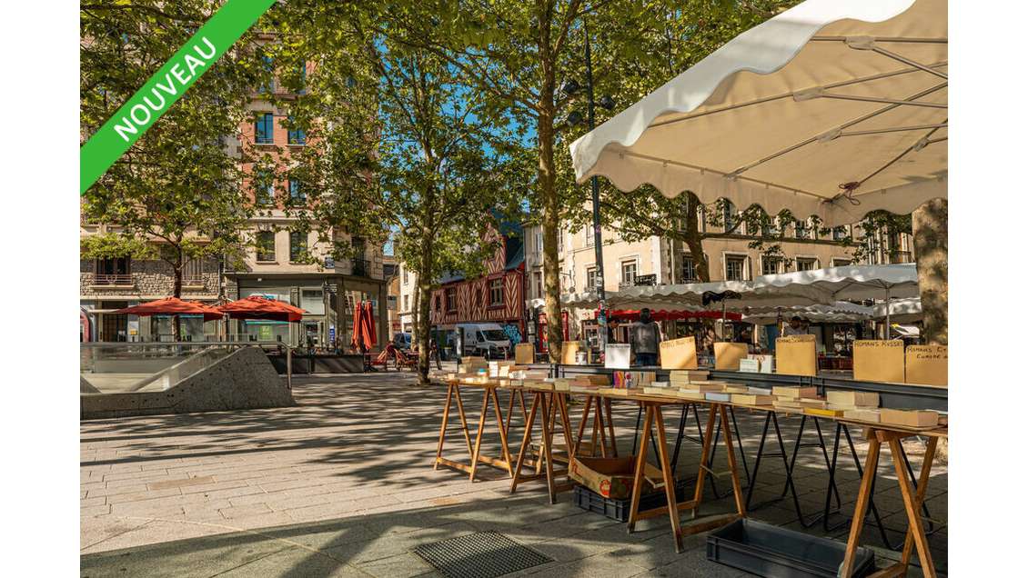 A louer local commercial 55m² à Rennes centre