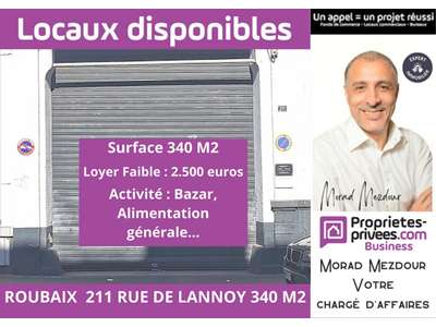 Location Locaux commerciaux - Boutiques à Roubaix