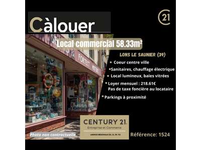 Location Locaux commerciaux - Boutiques à Lons-le-Saunier