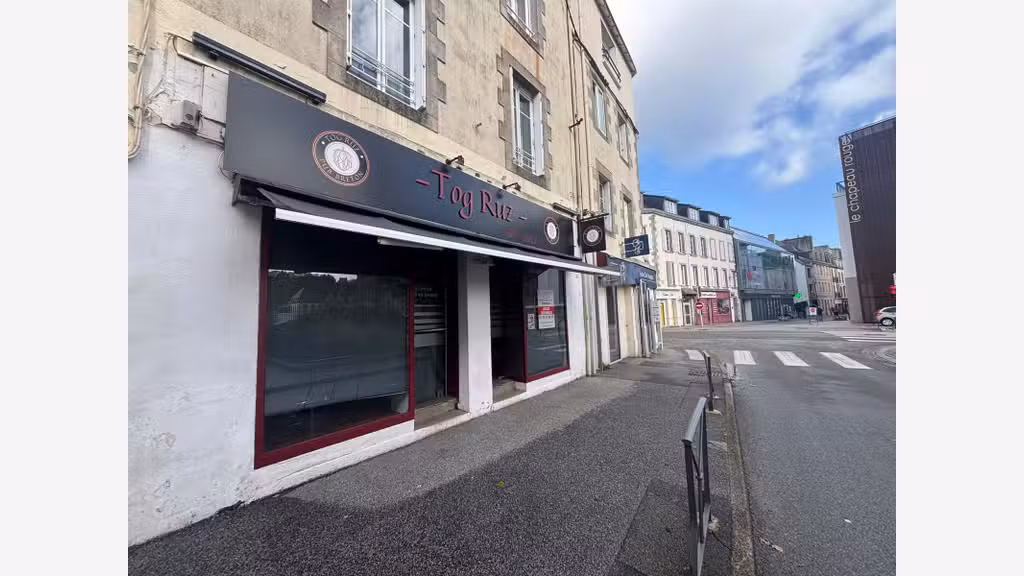 A louer local commercial 130m² à Quimper centre