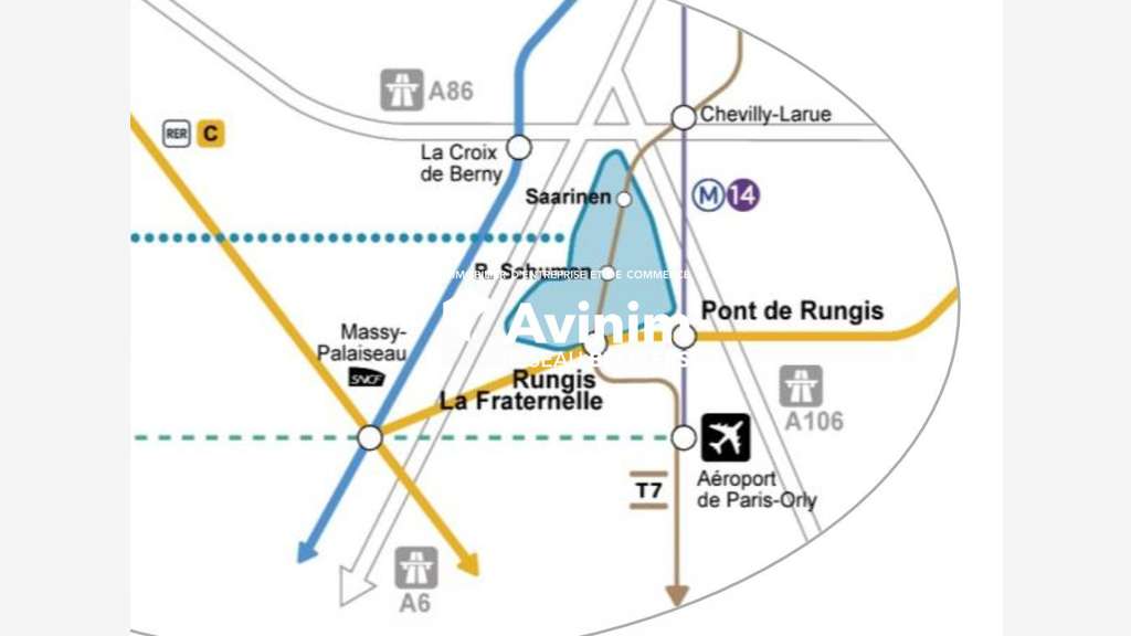A louer ancienne salle de sport à Rungis