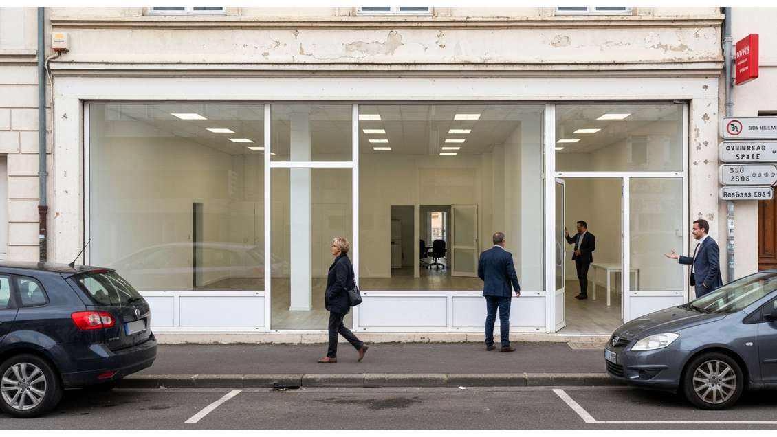 A louer local commercial équipé 143m² à Semoy