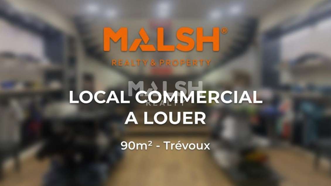 A louer local commercial 87m² à Trévoux