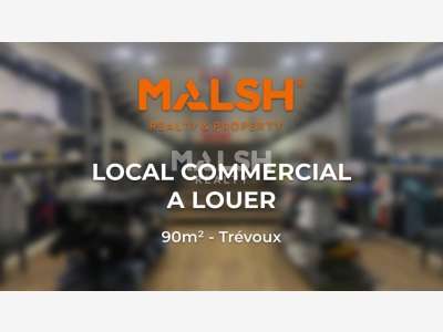 A louer local commercial 87m² à Trévoux