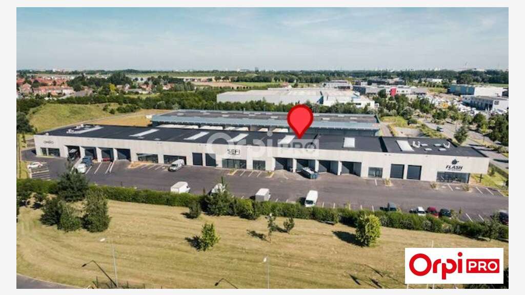 Entrepôt 470m² à louer à Sainghin-en-Mélantois