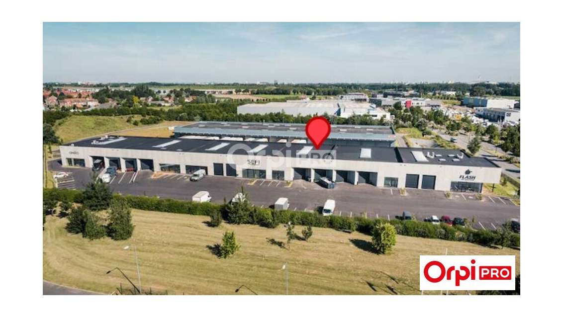 Entrepôt 470m² à louer à Sainghin-en-Mélantois