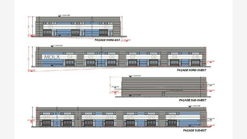 A louer local activités 3396m² divisible Gardanne